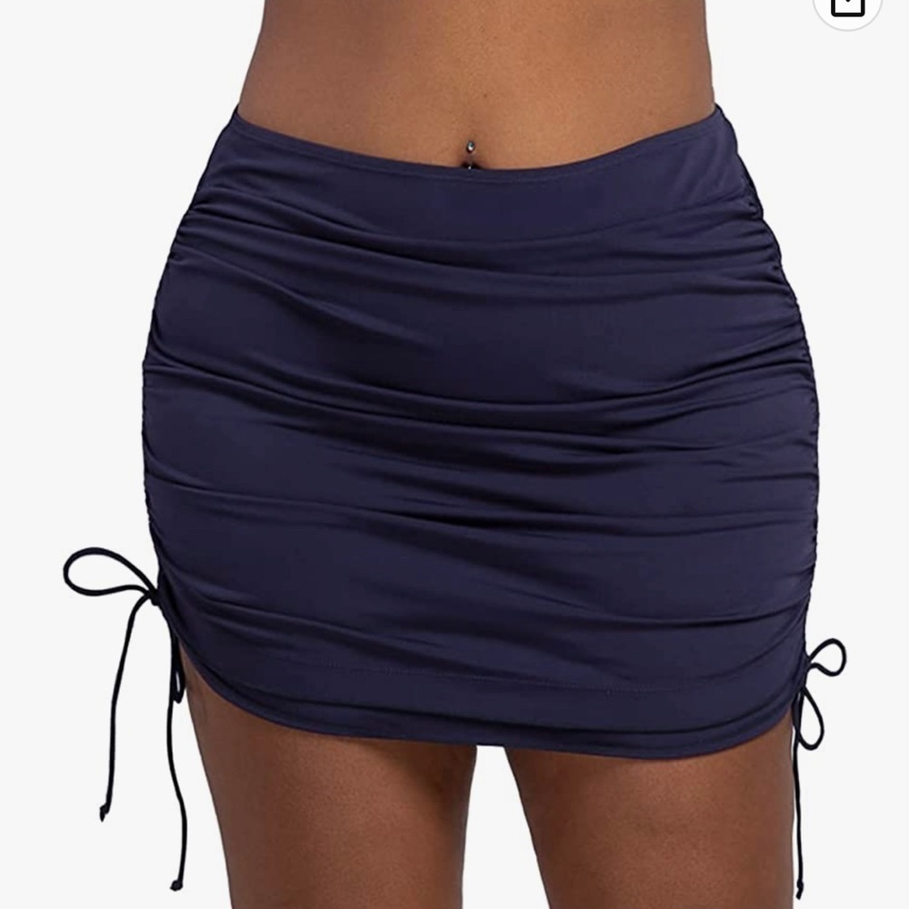 WOMEN’S Swimsuit Skirt - Plus Size - Swim Bottoms - Picture 1 of 12